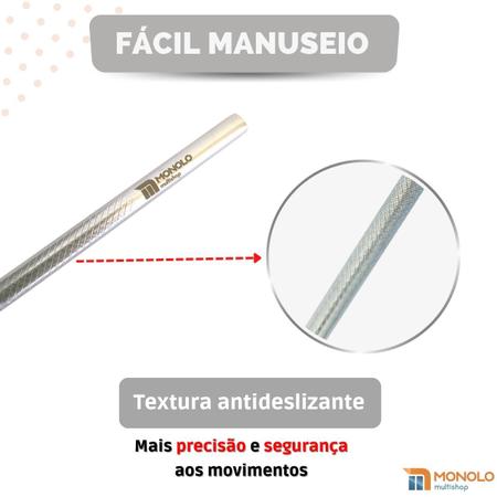 Imagem de Bisturi Podólogo Kit 208, 214 e 254 Formão Desencravar Unha Aço Inox Premium