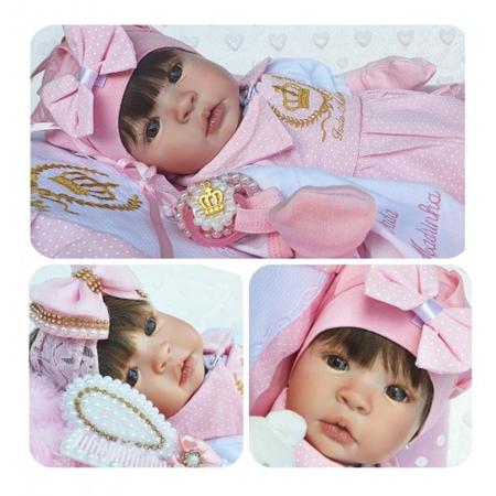 Bebe Reborn Menina Silicone Promoçao Princesa Boneca Poa