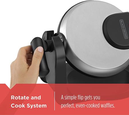 Imagem de Black+DECKER Máquina de Waffles Flip WM1404S, Prata