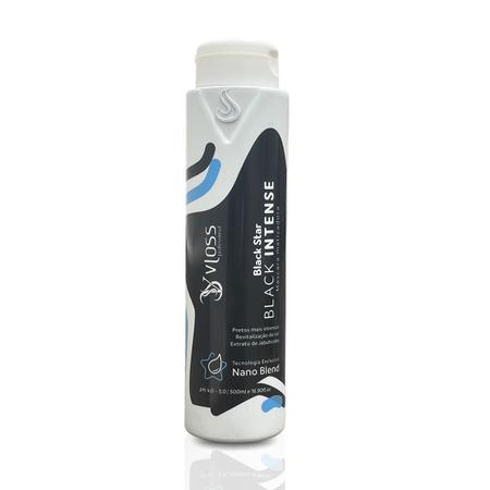 Imagem de Black Intense Masc Matizadora Cabelo Preto Vloss 500Ml