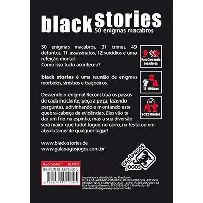 Place Games Black Stories Junior Soccer Stories Jogo de Cartas Galapagos  BLK206