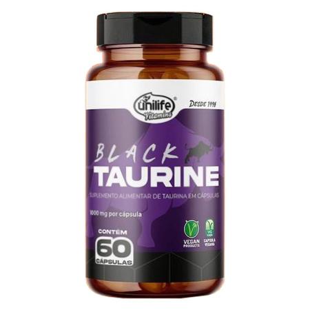 Imagem de Black Taurine (1000mg) 60 Cápsulas - Unilife