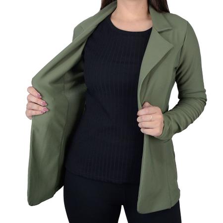 Imagem de Blazer Feminino Autenticada Verde Oliva - 00007