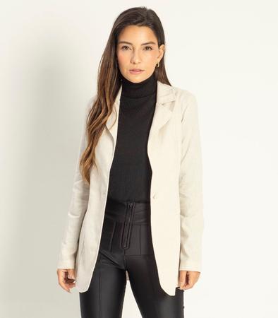 Imagem de Blazer Feminino De Linho Misso Off White