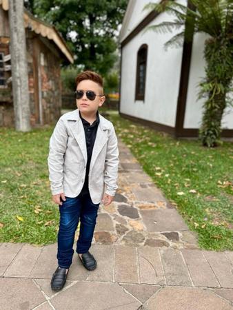 Imagem de Blazer Social Menino Infantil E Juvenil Casamento Batizado Confortável