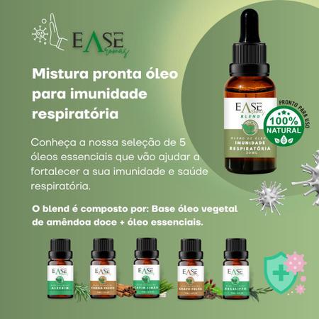 Imagem de Blend Óleos essenciais para Imunidade Respiratória 30ml Ease Aromas