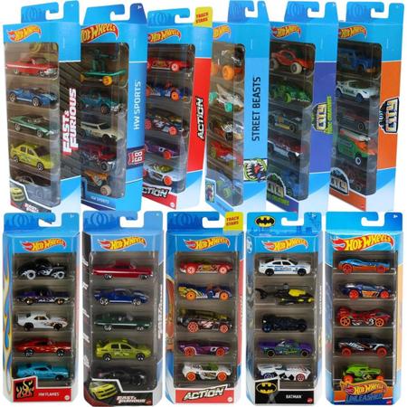 Kit com 5 Carrinhos Hot Wheels Sortidos - Mattel - Carrinho de Brinquedo -  Magazine Luiza