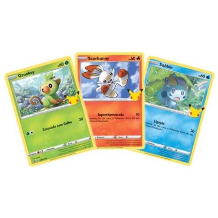 Cartas Pokémon TCG originais Copag - Celebrações - Desconto no Preço