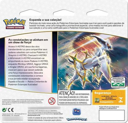 Carta Pokemon Shaymin V Astro Português Card Original Copag Astros  Cintilantes