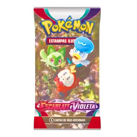 Cartas - Blister Quadruplo Pokemon Arcanime Escarlate e Violeta 1 - 32566  COPAG DA IA