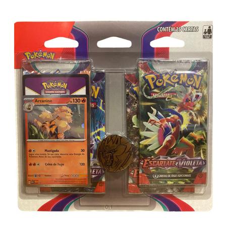 Cartas - Blister Quadruplo Pokemon Arcanime Escarlate e Violeta 1 - 32566  COPAG DA IA