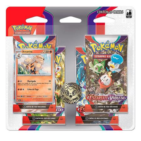 Cartas - Blister Quadruplo Pokemon Arcanime Escarlate e Violeta 1 - 32566  COPAG DA IA