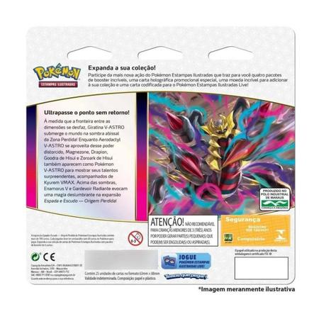 Blister Quadruplo Pokémon Regigigas Espada e Escudo 11 Origem Perdida -  Copag - Deck de Cartas - Magazine Luiza