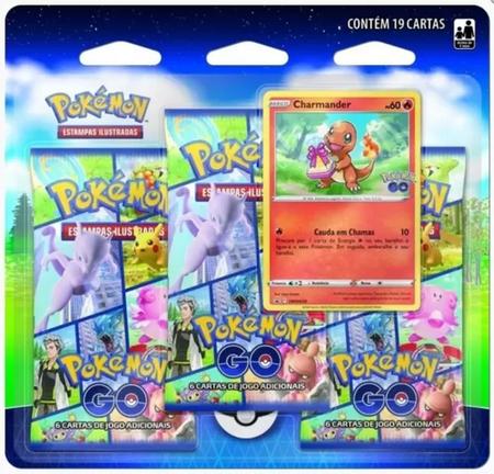 Cartinha Pokémon Blister Triplo com 19 Cartas - COPAG - Deck de