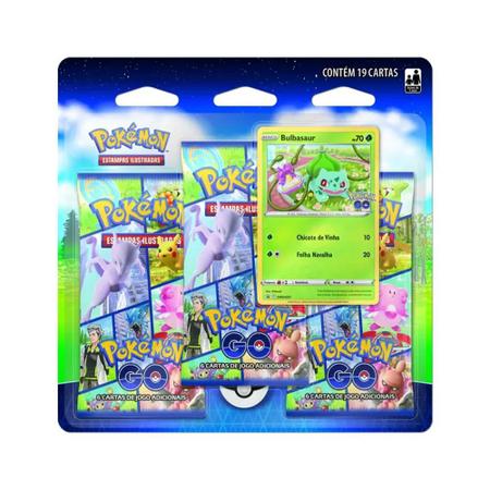 Blister Triplo Pokémon Go Copag - Bulbasaur - Deck de Cartas - Magazine  Luiza