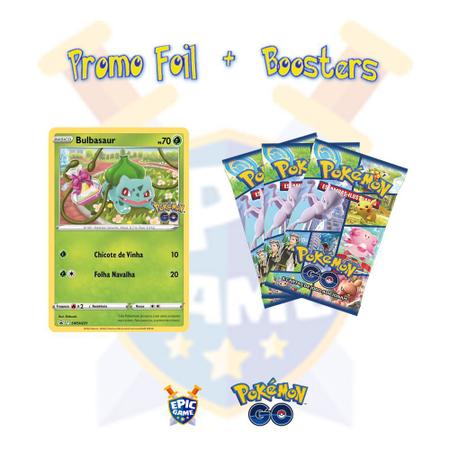 Blister Triplo Pokémon Go Copag - Bulbasaur - Deck de Cartas - Magazine  Luiza