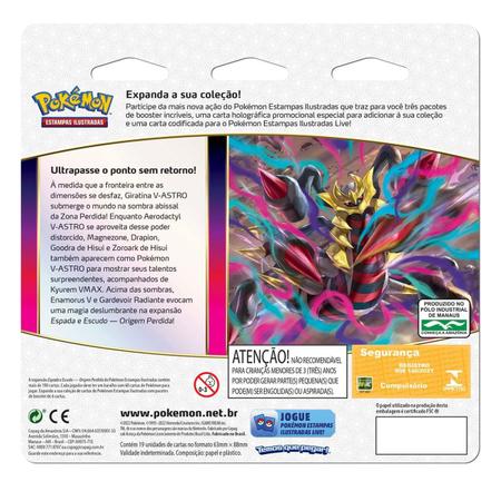 Cartas Pokémon Triple Pack Espada Escudo 11 Scorbunny Copag - Deck de  Cartas - Magazine Luiza