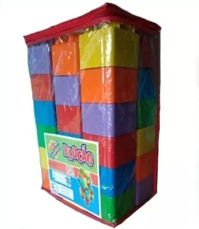 Imagem de Blocão 36 Peças Blocos de Montar Grande 10 x 10 cm Monta Monta infantil Gigante Novo - Kepler