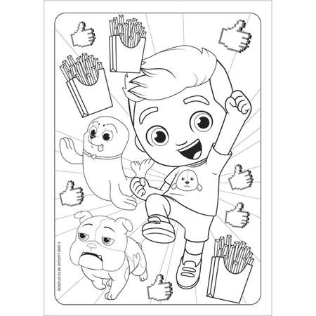 1 Desenhos para colorir de Lucas neto para colorir