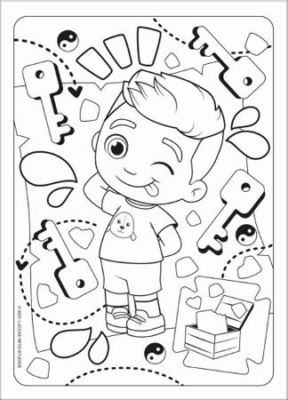 COLORINDO Gi e Luccas Neto - Desenho Kids Brasil 