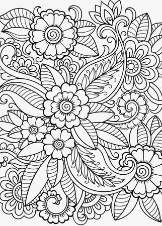 Bloco com Desenhos Mandalas e Lápis para Pintar