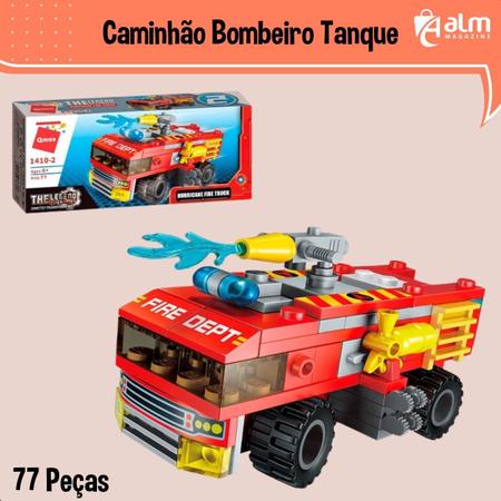 Imagem de Bloco de montar Set The Legend of Chariot Bombeiro 8 caixas montam 1 Qman 1410-QM000150