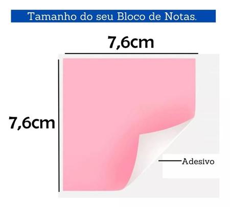 Imagem de Bloco de Notas Post It Auto Adesivo Cubo Colorido 300 Folhas