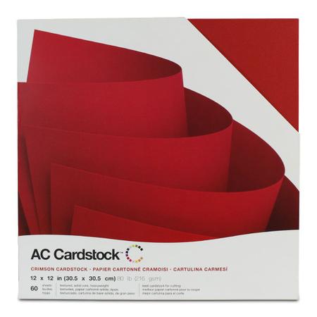 Imagem de Bloco de Papel para Scrapbook American Crafts Crimson 30,5 x 30,5 cm - 376903