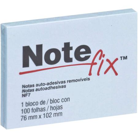 Imagem de Bloco de Recado Autoadesivo Notefix 100F.76MMX102MM AZUL