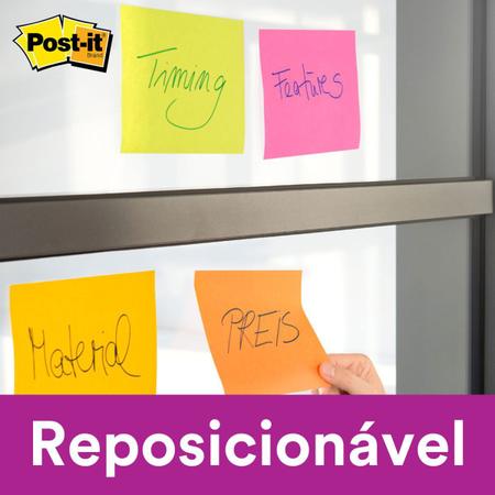 Imagem de Bloco de Recado POST-IT 76X76MM Amarelo Neon 45FLS.