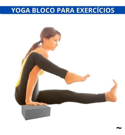 Bloco Tijolo Yoga Exercícios Alongamento Cabeça Pernas Corpo em Promoção na  Americanas