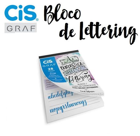 Imagem de Bloco Livro De Exercícios Para Lettering cis 28fls 180g A4