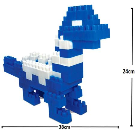 BRINQUEDO BLOCOS DE MONTAR INFANTIL KIT 4 DINOSSAUROS 112 PC :  : Brinquedos e Jogos