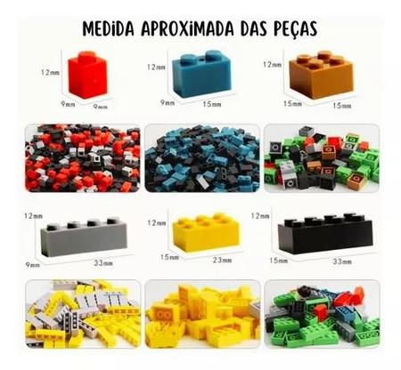 Imagem de Bloco Montar 1000 Peças Educativo Brinquedo Encaixe Perfeito