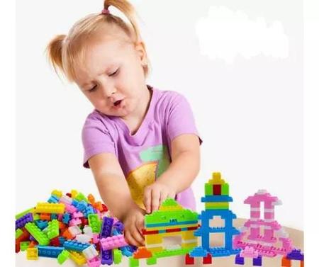 Imagem de Bloco Montar 1000 Peças Educativo Brinquedo Encaixe Perfeito