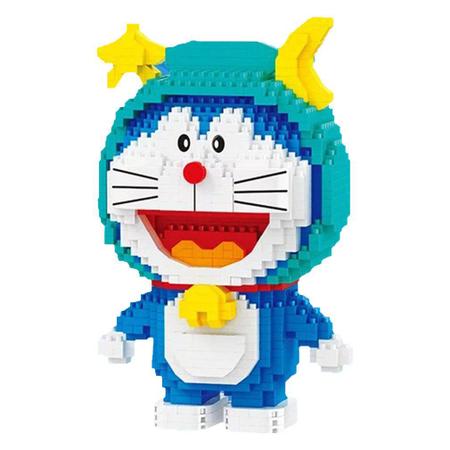 Imagem de Blocos de construção: modelo de constelação de Doraemon em miniatura de Libra