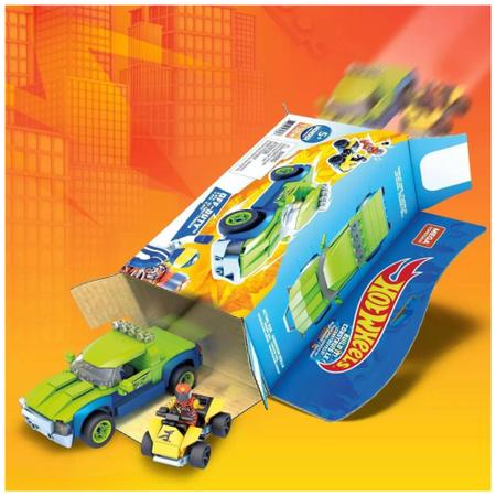 Imagem de Blocos de Encaixe Mega Construx - Hot Wheels - Kart e Racer - 138 peças - 887961970791