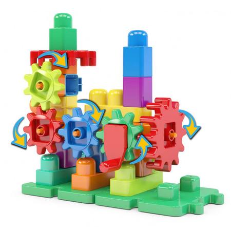 Blocos de Montar 35 peças Brinquedo Bloquinhos Imagiblocos