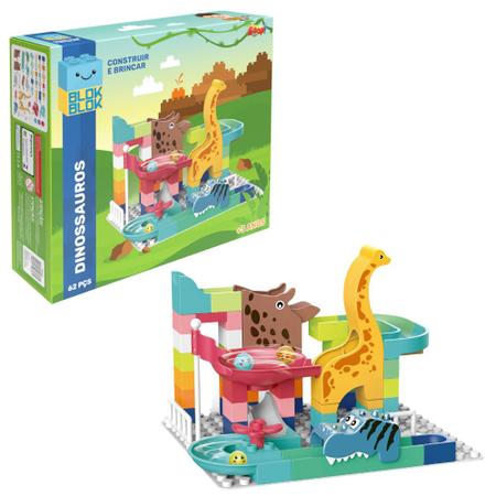 Imagem de Blocos de montar BLOK BLOK Dinossauros - Zoop Toys