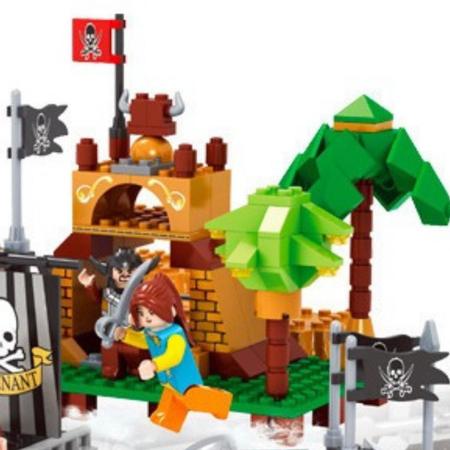 Brinquedo Infantil Blocos De Montar a Aventura Do Barco Pirata 386 Peças  21152 Lego - Papellotti