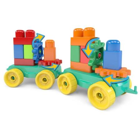 Brinquedos Educativos Blocos Pecinhas De Montar Desmontar - Dismat -  Brinquedos de Montar e Desmontar - Magazine Luiza