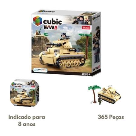 Blocos de montar Cubic lego lancha Polícia 98 peças Multikids - Up  Brinquedos