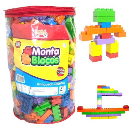 Blocos De Montar Criativo Monta Tudo Educativos - Futura Brinquedos  Educativos