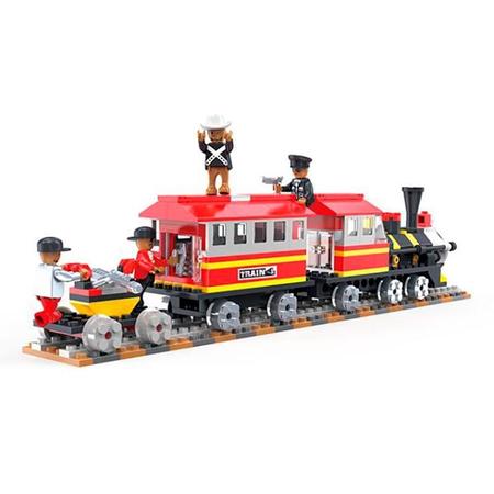 Imagem de Blocos De Montar Invasão Ao Trem 464Pcs 4105 - Dorémi