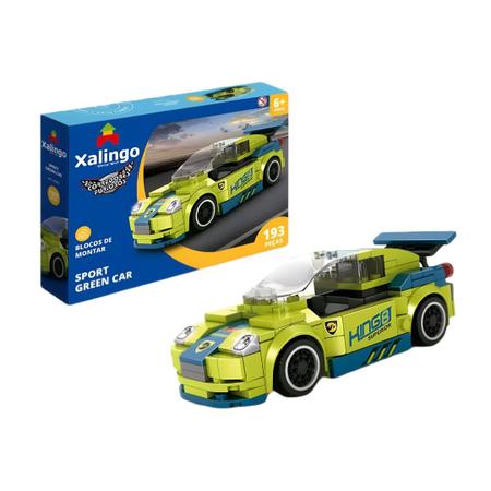 Imagem de Blocos De Montar Lego Corredores Furiosos Green Car 193 Pç