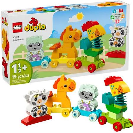 Imagem de Blocos De Montar Lego Duplo Trem De Animais 10412