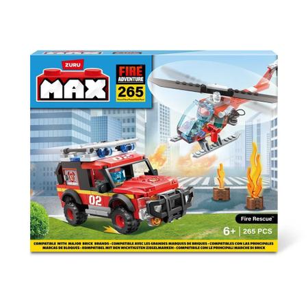 Imagem de Blocos De Montar Max City Fire Rescue 265 Peças