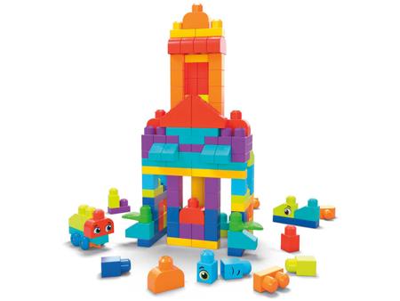 Imagem de Blocos de Montar Mega Bloks Jumbo Sacola Mattel