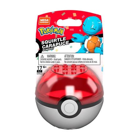 Pokemon Squirtle Blocos De Montar Mega Construx Mattel - Mattel