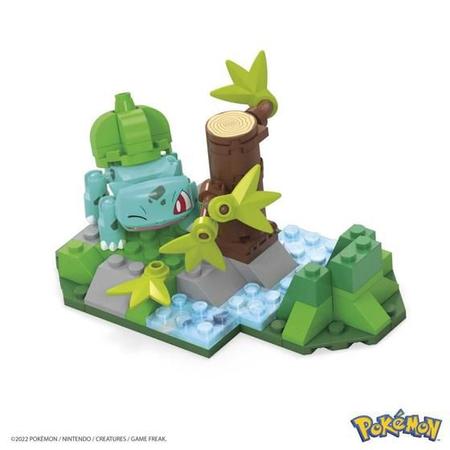 Mega Construx - Conjunto de Montagem Pokemon - Bulbasauros - HDL75